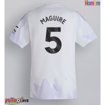 Camiseta Manchester United Harry Maguire #5 Visitante Equipación 2025-26 manga corta